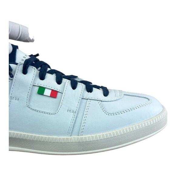 P448 White/Gray Leather Scuderia AlphaTauri Monza Sneaker Men’s Size main image 5